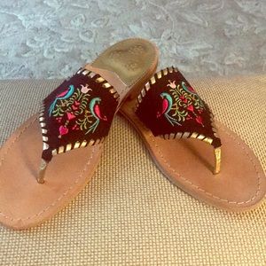 Brand New Jack Rogers sandals. Embroidered size10